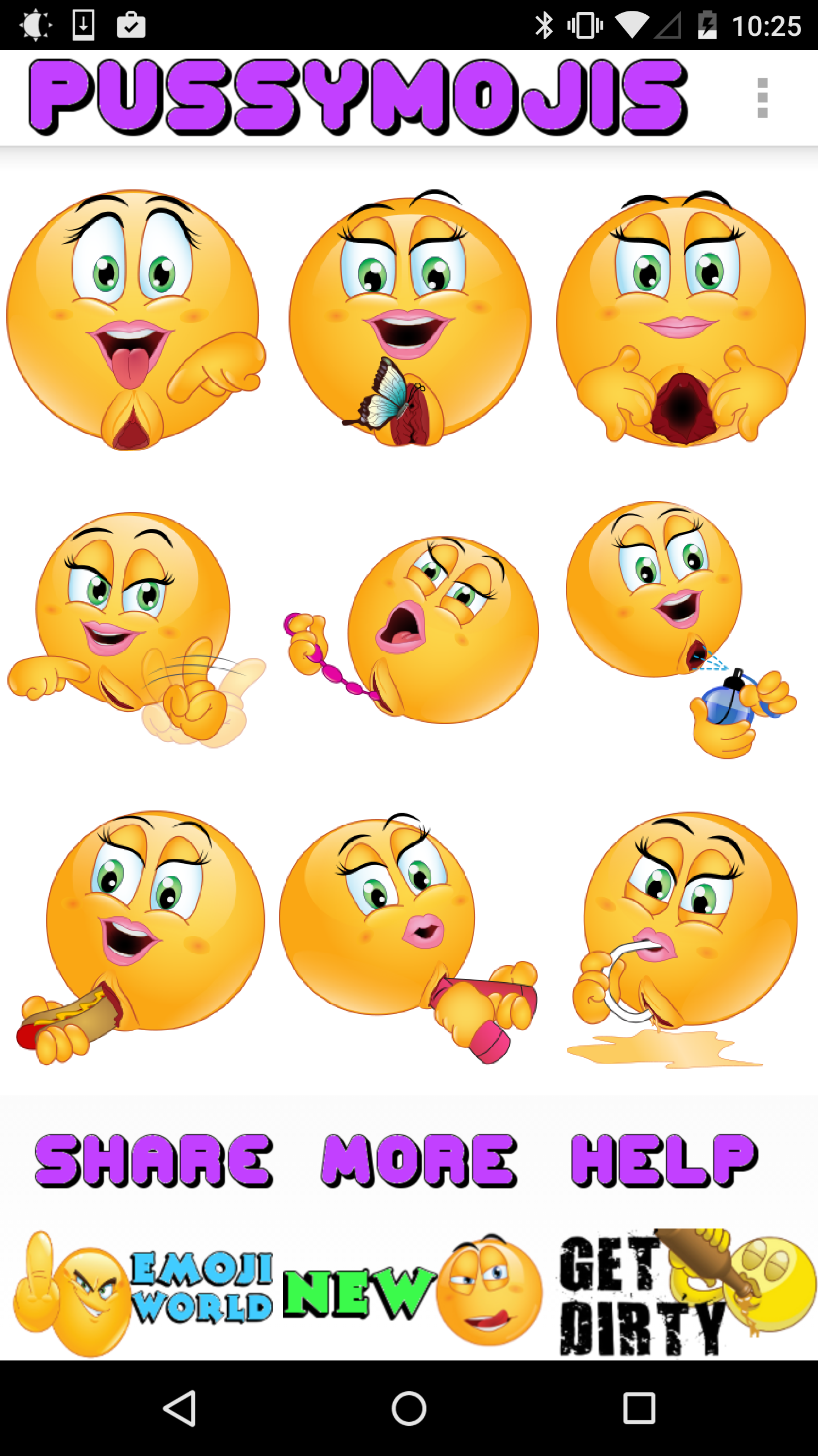 Pussy licking emoji